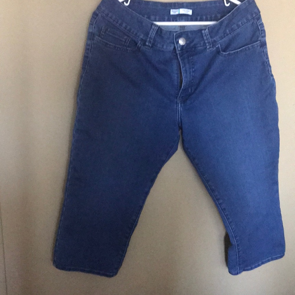Denim capris